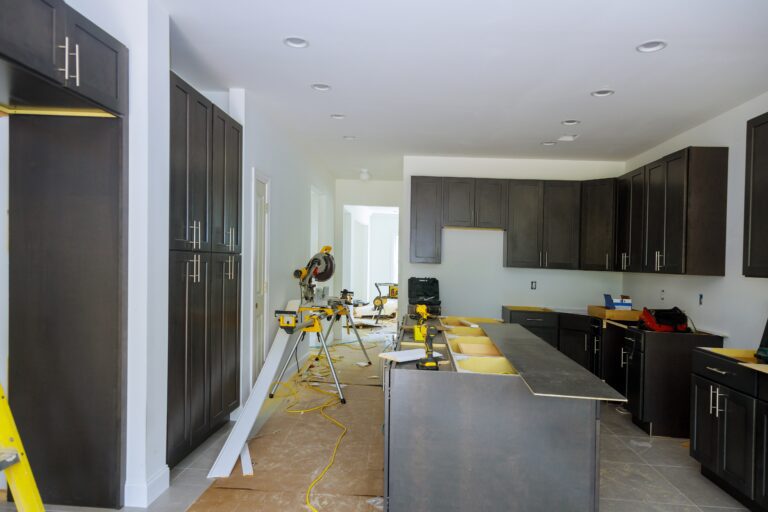 Kitchen cabinet assembly and installation &mdash; K and K Construction