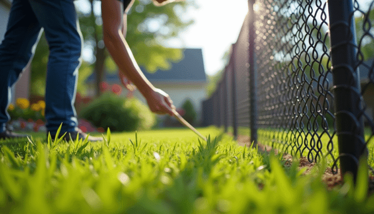 K and K Construction team installing custom fencing in Massillon OH