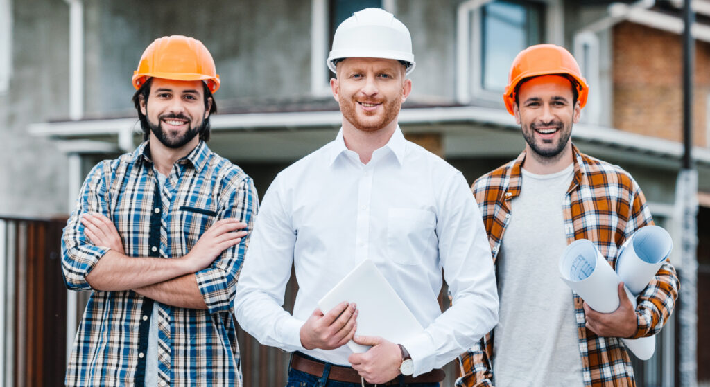 K and K Construction team at work on a remodeling project in Ohio, showcasing quality craftsmanship and renovation expertise.