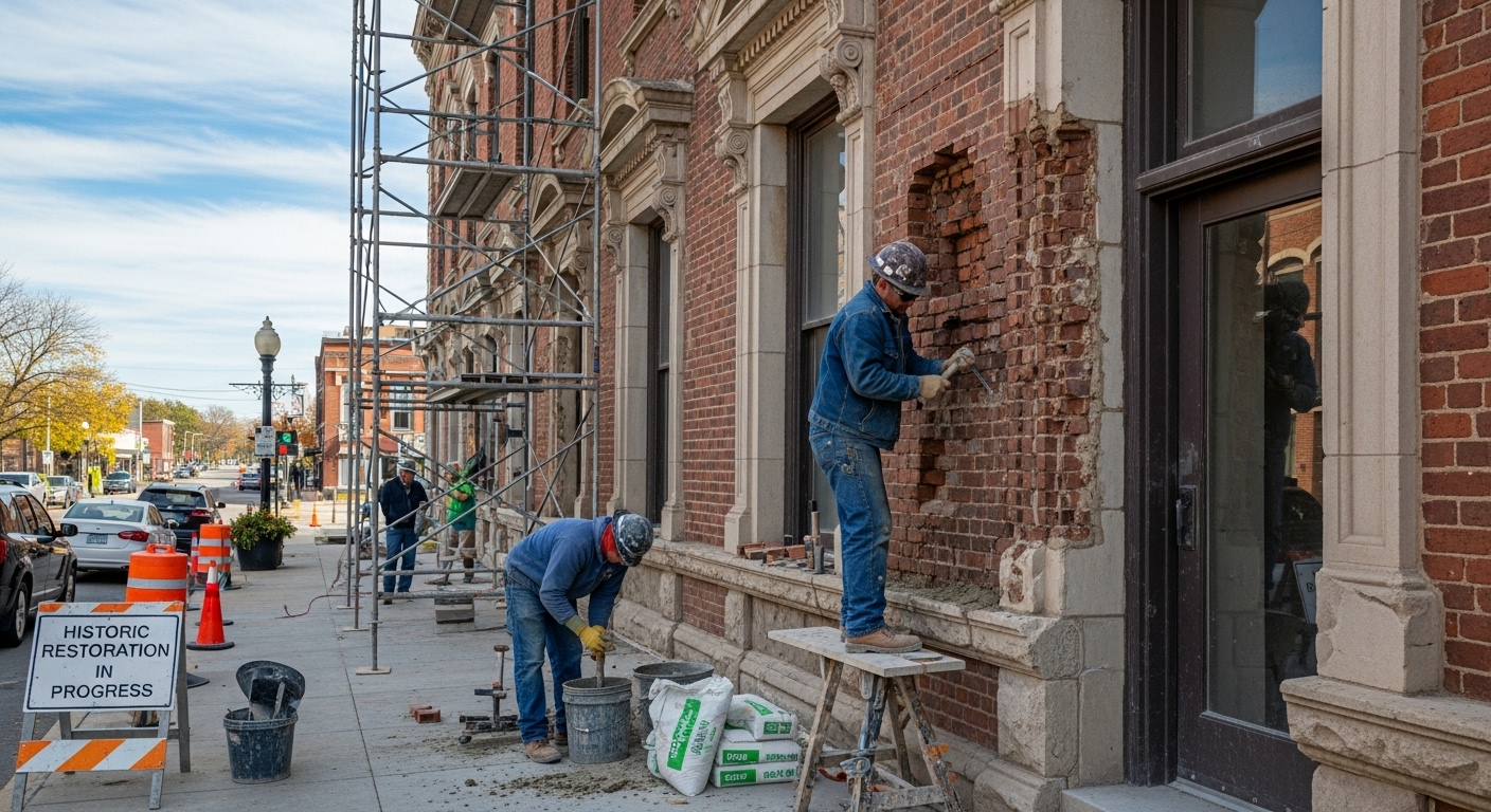Historic Masonry Restoration in Canton Preserving the Charm and Integrity of Your Building