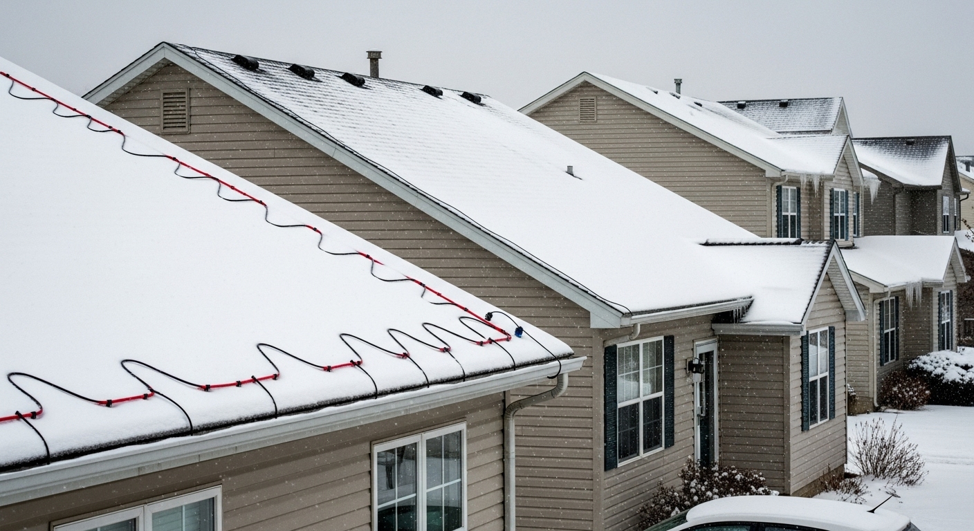 Ice dam prevention service for Ohio homes by K and K Construction