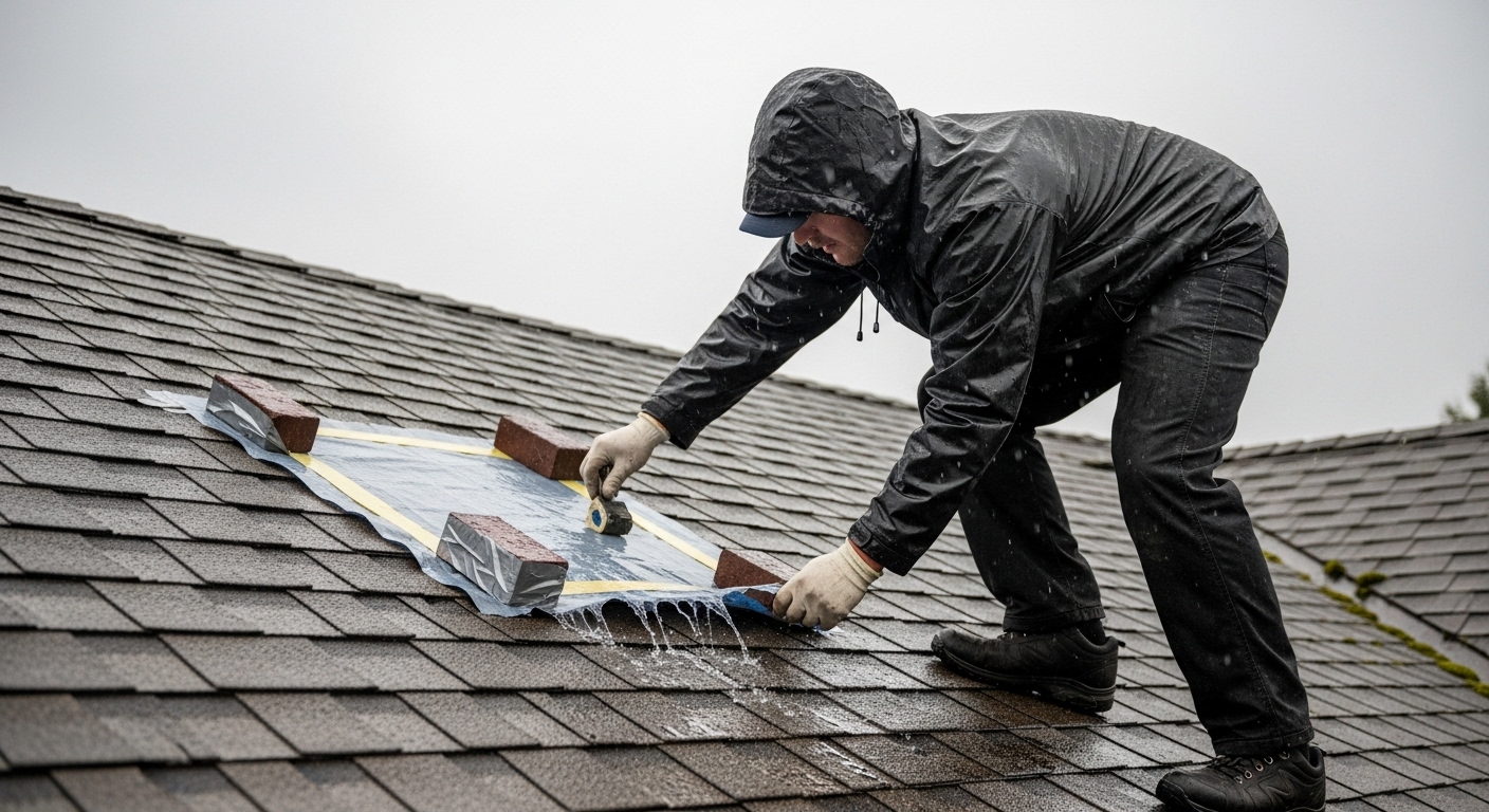 How to Stop a Roof Leak Temporarily Quick Solutions for Homeowners