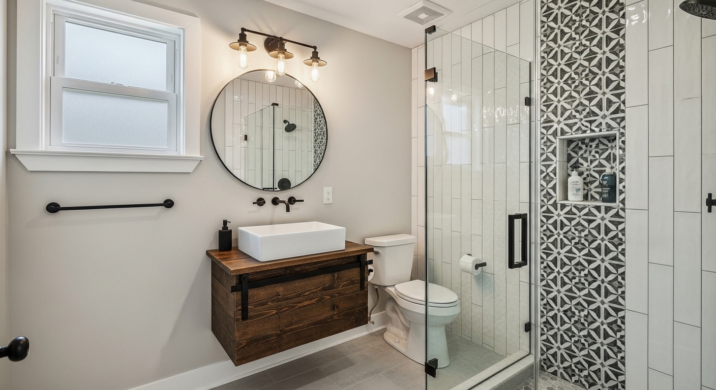 Small Bathroom Remodeling Ideas Ohio Big Style for Tiny Spaces