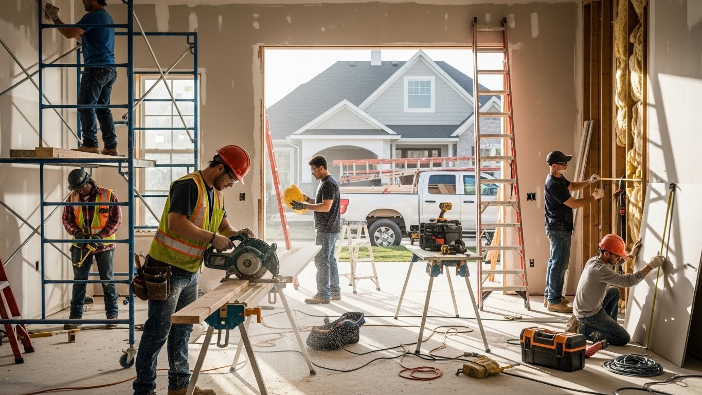 K and K Construction project in North Canton, Stark County OH