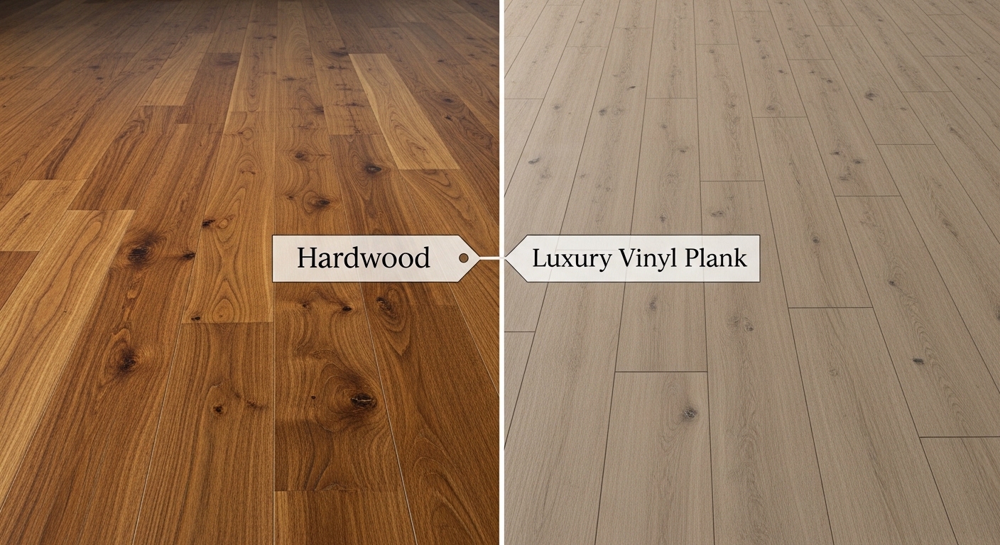 Hardwood vs. Luxury Vinyl Plank Flooring