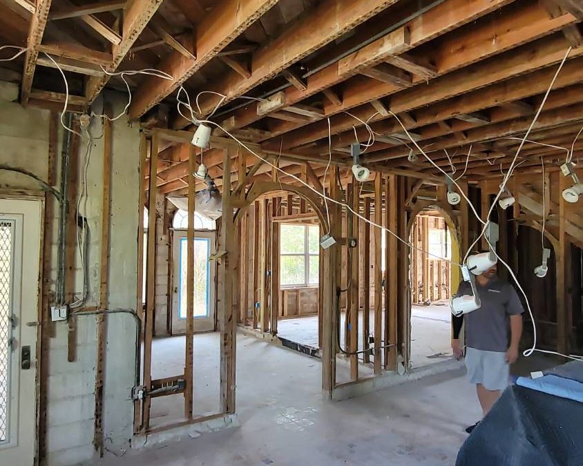 K and K Construction structural repair crew working in Massillon Ohio