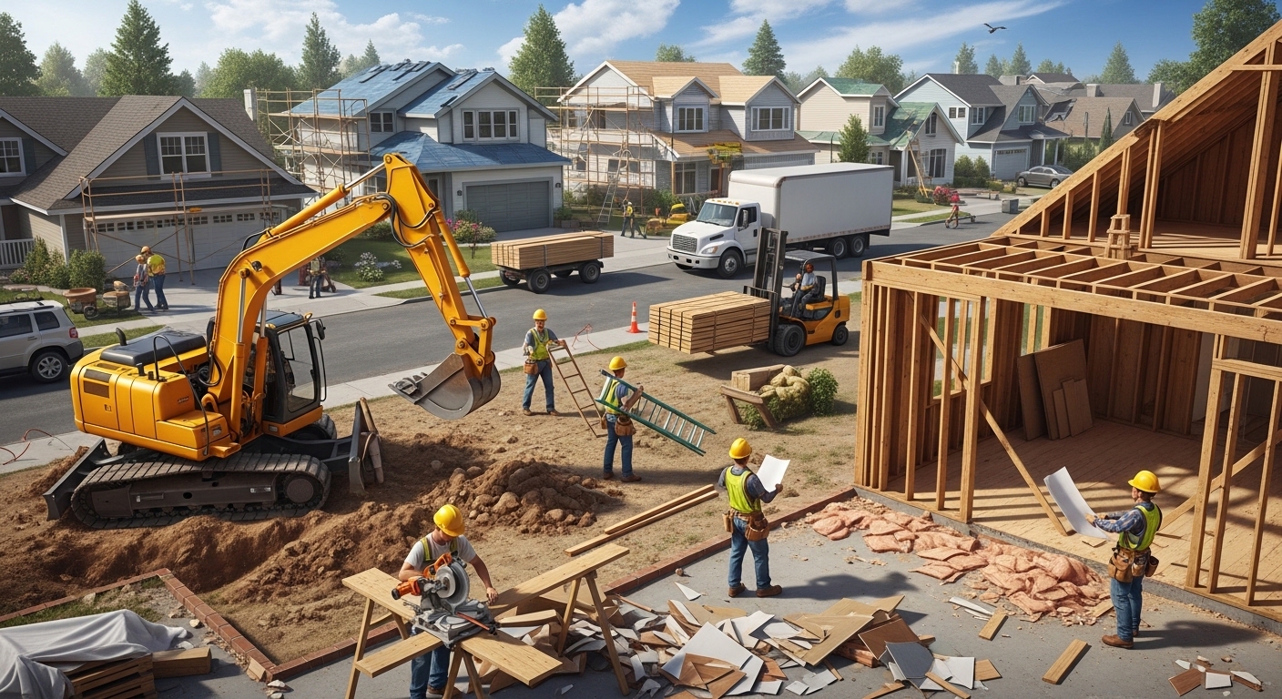 K and K Construction remodeling project in Massillon OH