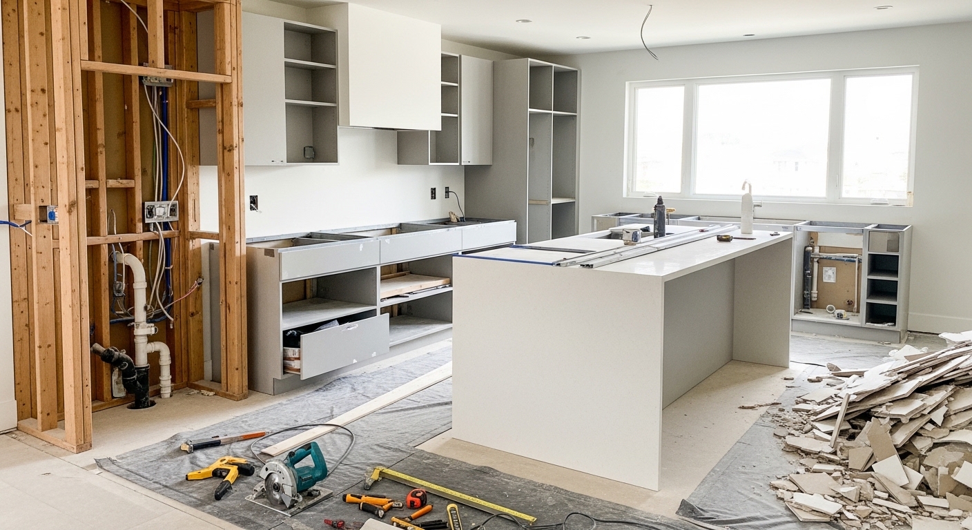 K and K Construction kitchen remodeling in Parma Ohio