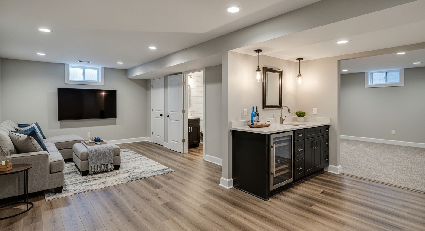 Basement Finishing in Akron, Ohio What It Really Costs