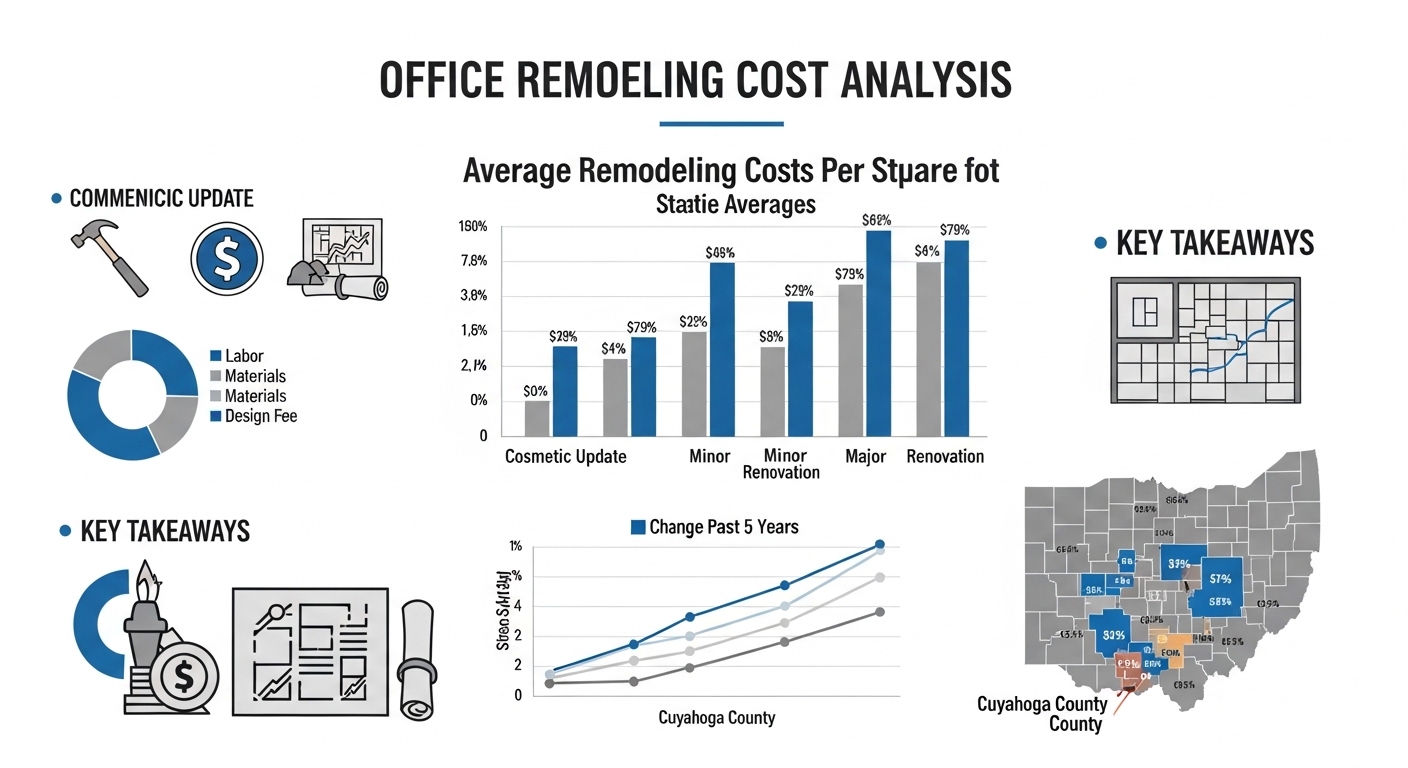 Office Remodeling Costs in Cuyahoga County, Ohio (2026 Guide)