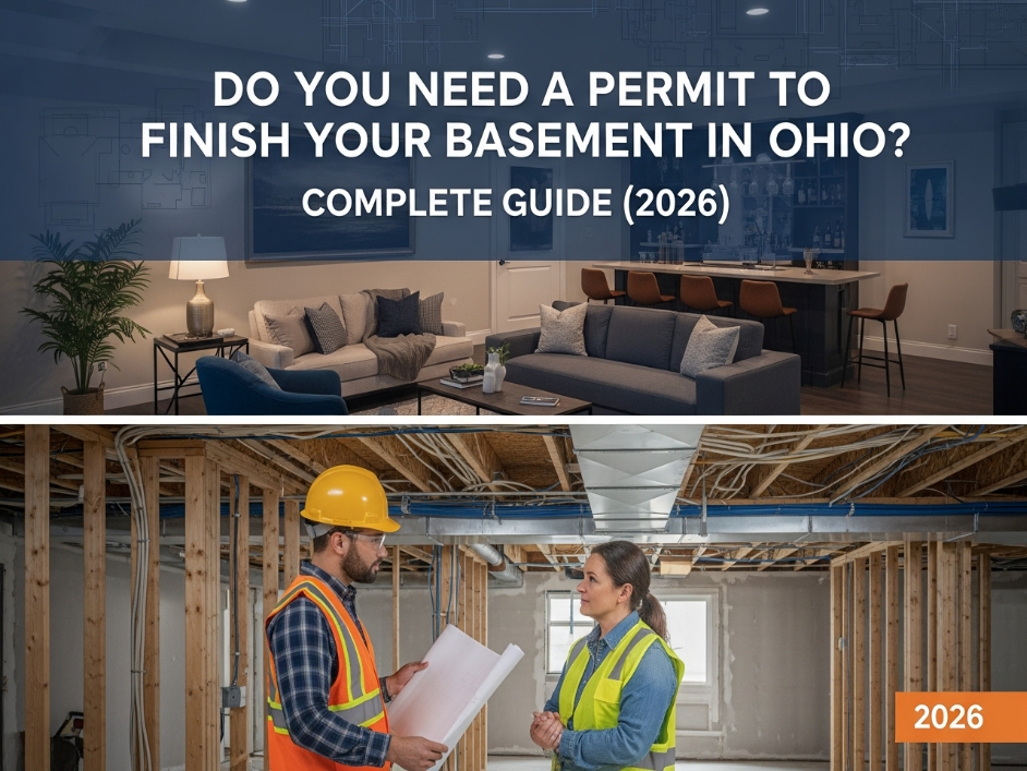 Do You Need a Permit to Finish Your Basement in Ohio? Complete Guide (2026)