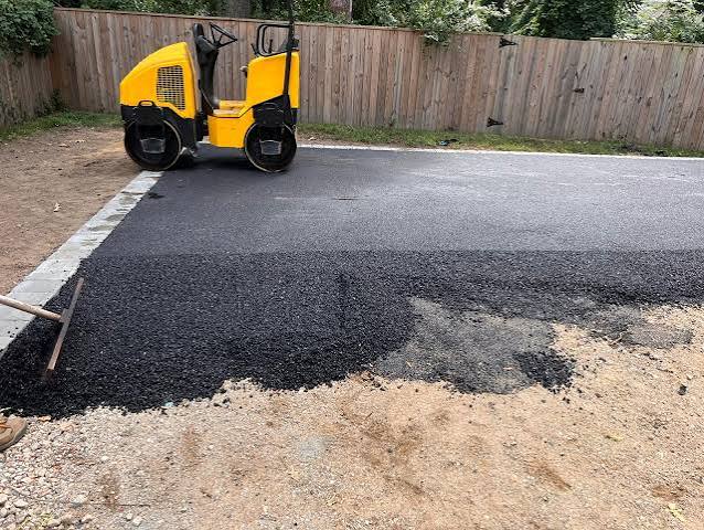 concrete driveway pour and finish in cuyahoga falls ohio by K and K Construction